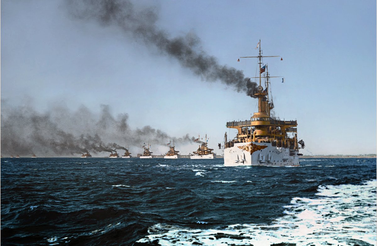yulenbilbao's tweet photo. Great White Fleet of the US Navy https://t.co/a19WI46TyF
