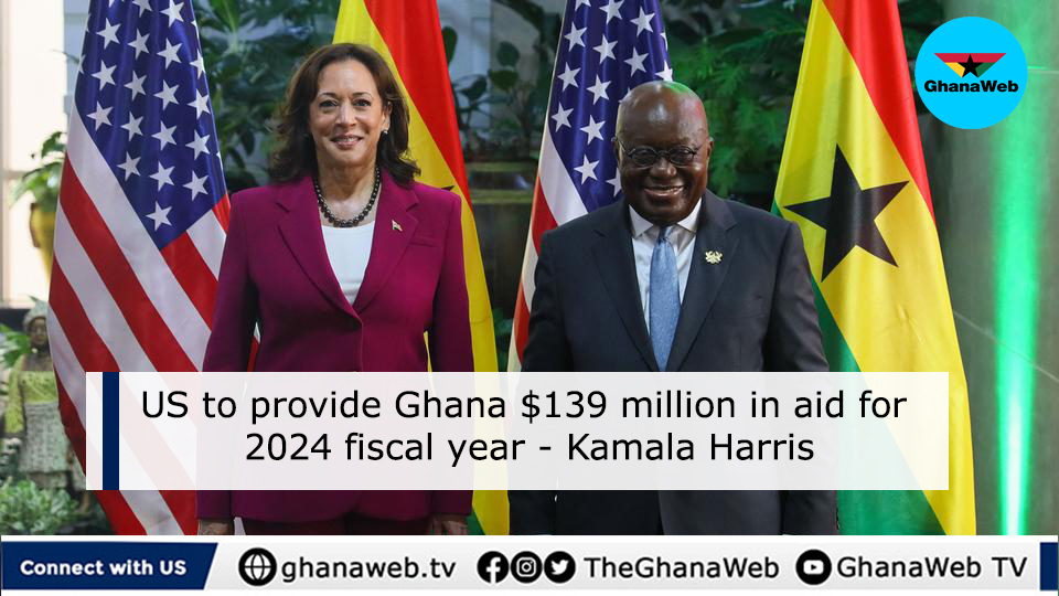 GhanaWeb on Twitter "US to provide Ghana 139 million in aid for 2024