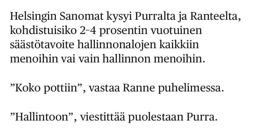 JemiHeinila's tweet image. Ehkä se vaaliohjelma olisi kannattanut tehdä vaikka ihan siksi, että edes puolueen pj ja kansanedustajat tietäisivät mikä PS:n linja on. #vaalit23 #persut