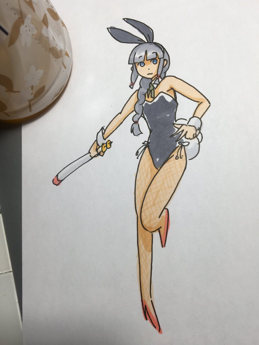 北上(艦これ) 「#TLに深刻な雷巡不足 」|ひじからのイラスト