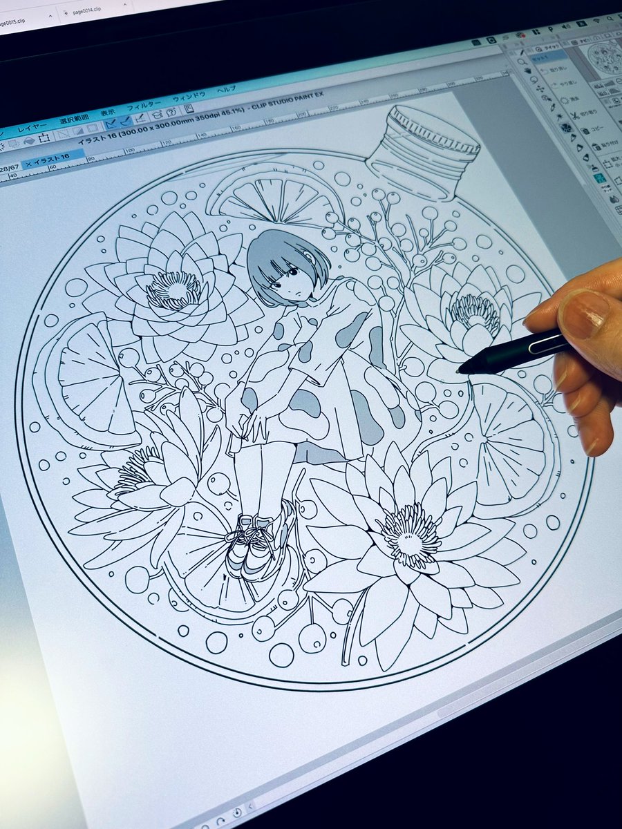 週刊連載のマンガの原稿の合間でイラストも制作しています。
過去に描いた絵をリメイク中。 https://t.co/O7LK8rj83U