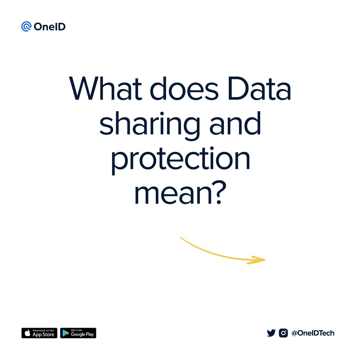 oneidtech's tweet photo. Have you heard about data sharing and protection but have never taken the time to learn what it means and how it affects you? 

We will be discussing that in this series in the next couple of weeks

Swipe>>>

 #privacy #cybersecurityawareness #coding #datasecurity #oneID https://t.co/1fqMaMGjQZ