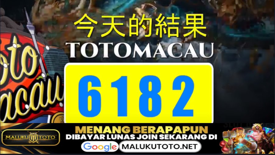 LiveDraw9's tweet photo. RESULT TOTOMACAU 4D SEASON 2 : 6182 SAH 
28 MARET 2023 JAM 16.00 WIB
#Twitter #viralindo #shorts #Jachttps://twitter.com/LiveDraw9/status/1635207252515885057/photo/1kpotWorldWin #jackpotworldday #indonesiaviral #malukutoto #totomacau #totomacaupools https://t.co/loataqpomg