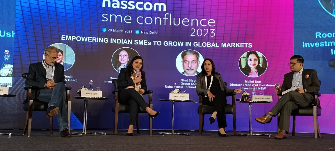 nasscom's tweet photo. #NSC2023 | Unlocking the potential of #SMEs is crucial for driving #economic 📈 &amp; #innovation. By strategically investing in them we can foster a thriving #business ecosystem.

@shivendra_1969, Malini Dutt,
Niraj Bisotia, @RoomaKB

@nasscomSME @nasscom_member_
@SrikanthNasscom https://t.co/BdenYxrC9k