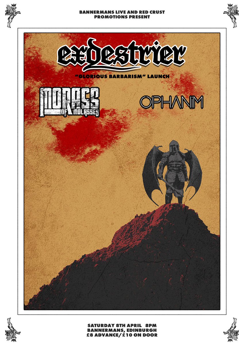 EP Launch in just over a week. Sat 8th April, Bannermans, Edinburgh. Very excited.