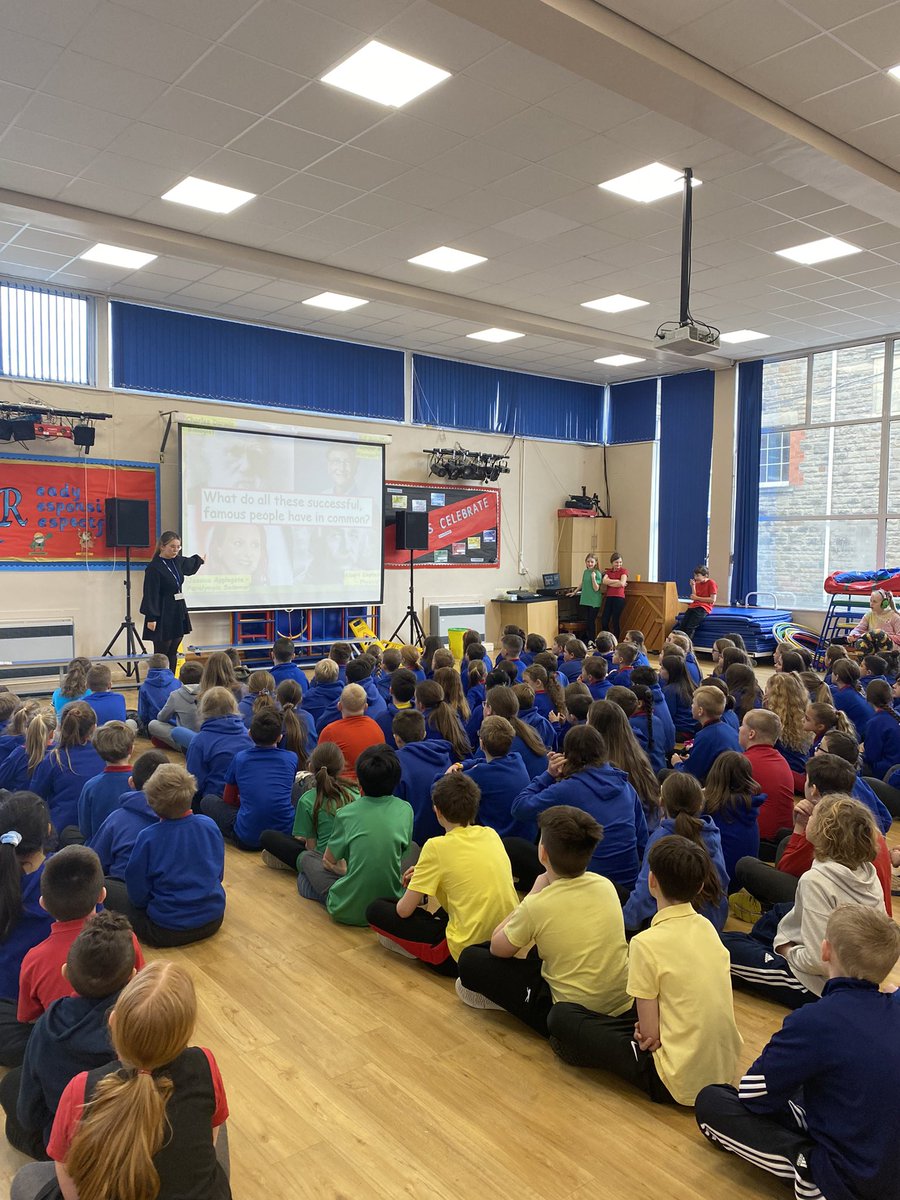 Autism Awareness assembly with @ympstrott this morning #ASDawareness @YstradPrimary