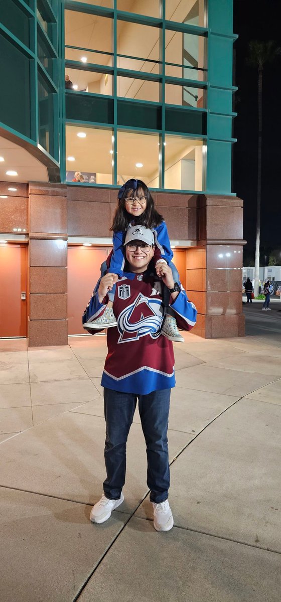 Cababa24's tweet photo. Avs win!!! Thanks to my niece for joining me to her first Avs game.

Undefeated at Avs games. 9-0!
1st place game on Wednesday. #BeatTheMild https://t.co/13xayrY2zd