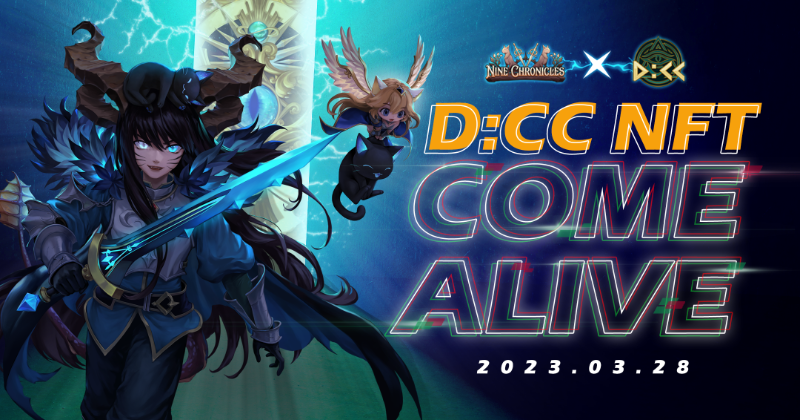 NineChronicles's tweet photo. 🐱 D:CC NFT COME ALIVE! 😻

Mysterious Feline Clan #DCC mashes up with @NineChronicles
Customize your characters with D:CC #PFP #NFT
3 New Features are added to #NineChronicles. 

🐈 D:CC Pets
🛒 D:CC Mileage Store
🪄 D:CC NFT Costumes

Get yourself D:CC NFTs and Join the #HYPE💥