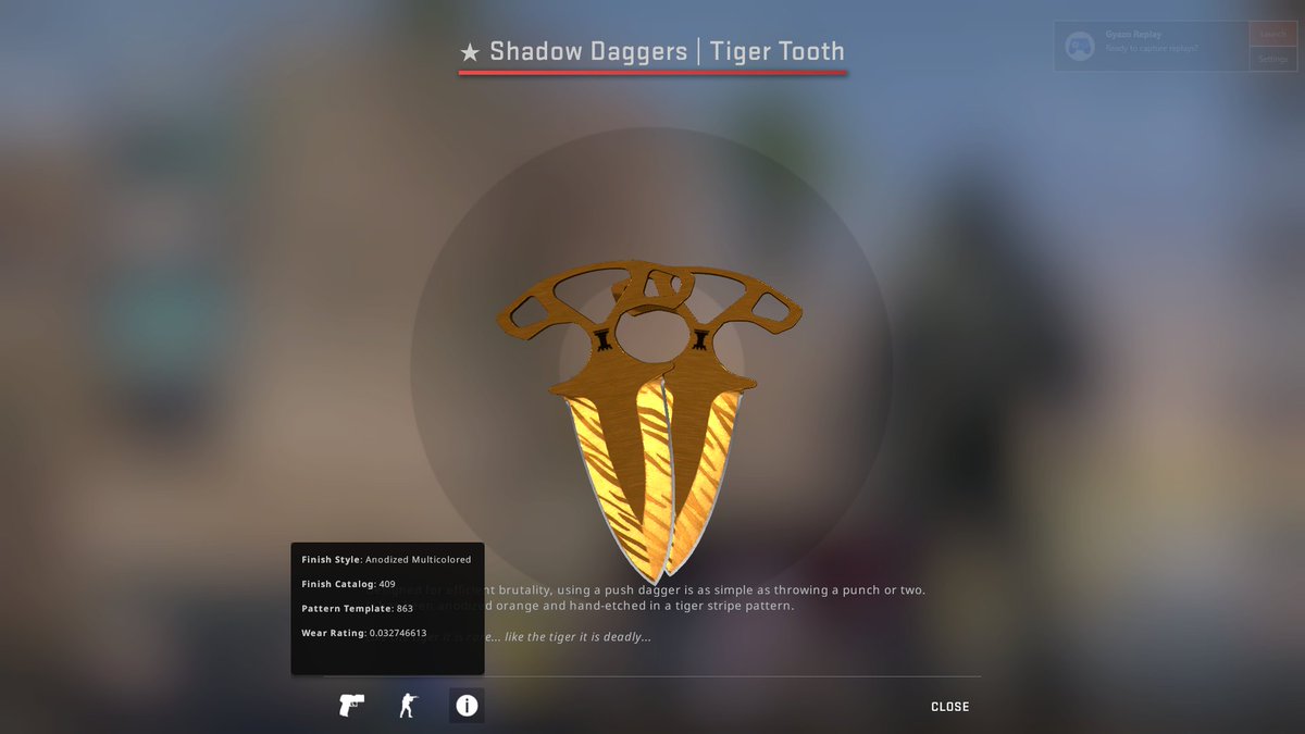 Shadow Daggers 🐯🦷 $125 Retweet, Follow us! #CSGO #CS2