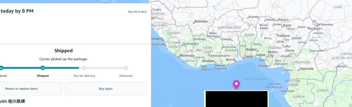 fuziqura_WXgisi's tweet image. 果たして荷物は今日届くのだろうか。
それとも写真の場所に海洋投棄でもされるのかなあ🤔
#amazoncom
