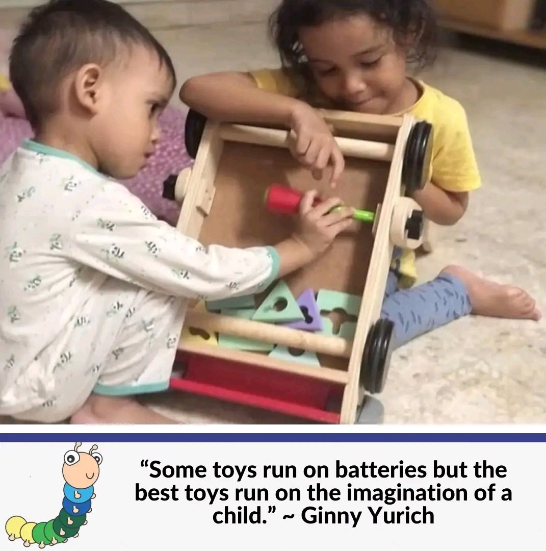 “Some toys run on batteries but the best toys run on the imagination of a child.” ~ Ginny Yurich

Luangkan masa bersama dan benarkan mereka bebas bermain.

#beloncas #bermaintanpagajet #playislearning #playmatters #smarparenting