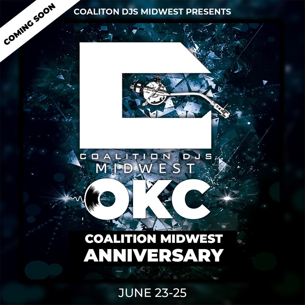 Get ready the anniversary is coming soon!! #anniversaryokc #coailitiondjs #midwestmoment #okc #okcthunder