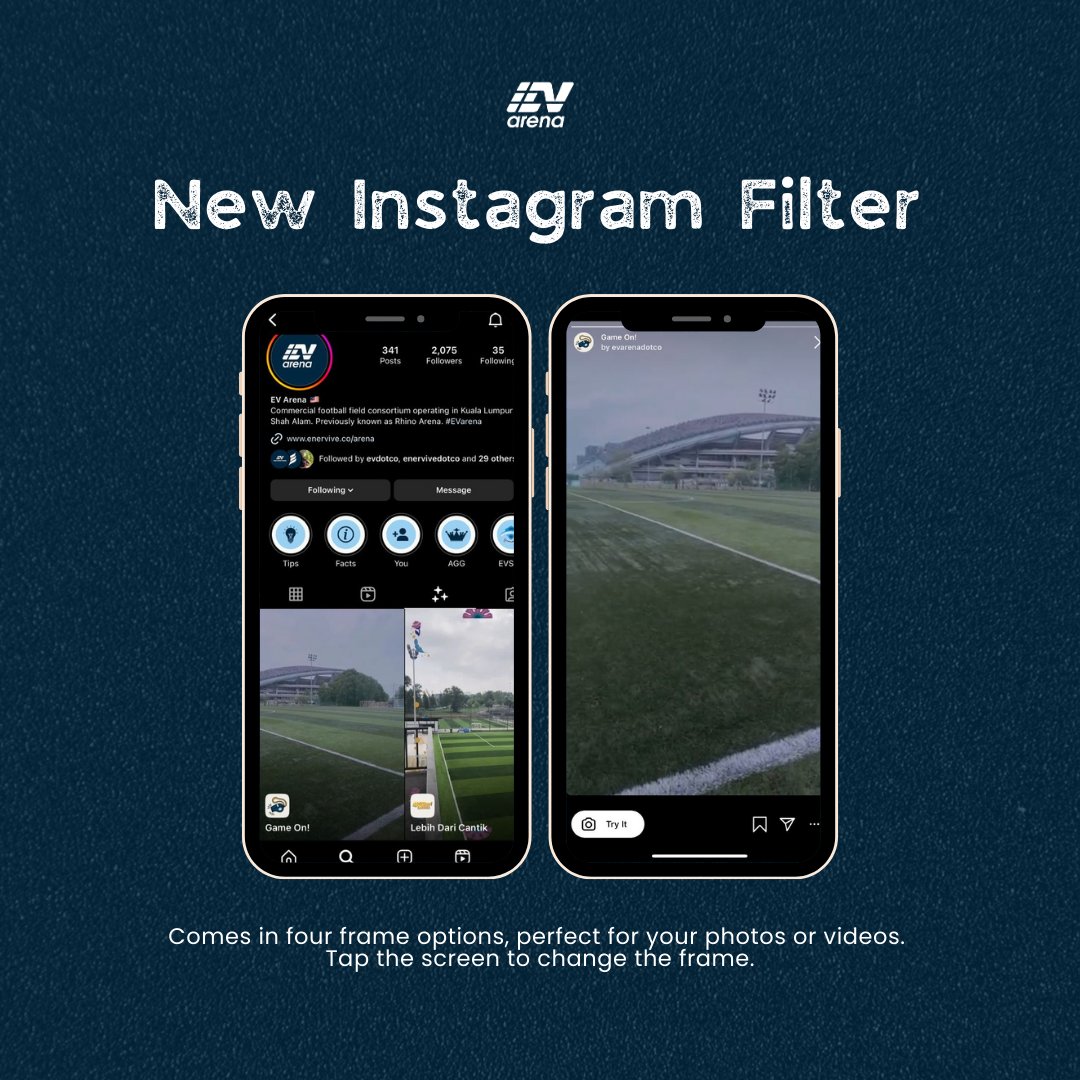 enervive's tweet photo. Who's ready to up their Instagram game? Our new filters are now live on @evdotco and @evarenadotco, and we can't wait to see how you're using them. Tag us in your posts and show us your creativity! 🤩 #UpYourGame #EVFilters https://t.co/9J9SzTMEmt