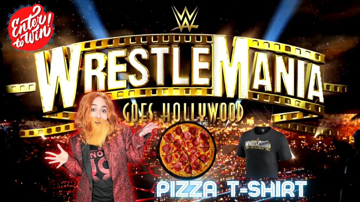 🍕🍕🍕IT'S HERE!!!!! My WRESTLEMANIA 39 PIZZA PARTAY GIVEAWAY! 🍕🍕🍕

(1) LUCKY WINNER will get FREE PIZZA +  WRESTLEZAYNIA T-SHIRT! 

TO ENTER:
🍕RETWEET 
🍕FOLLOW ME 
🍕Comment a funny meme! 

Closes in 48 hours.