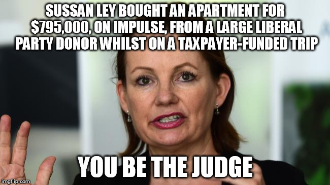 jackbollocks's tweet photo. A reminder about "Sussan Ley" #qt #auspol https://t.co/lr6yfqsu6F