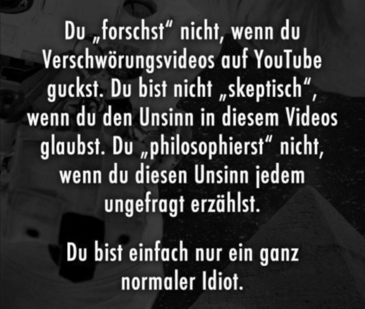 Mit freundlichen Grüßen an die Jünger der radikalen und Putin freundlichen Querdenker - Sekte‼️