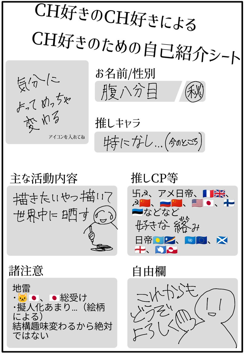 kblNLOGHSIfEASz's tweet photo. #CH好きのCH好きによるCH好きのための自己紹介シート 更新版
あ、言い忘れてましたが舌を描くのが好きっす。 https://t.co/BLdNbHxYEc