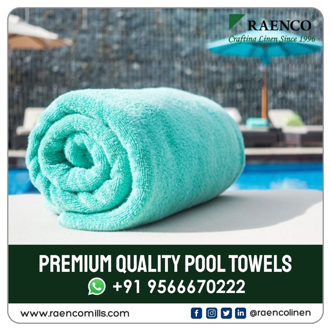 Premium Quality Pool Towel

#pooltowels #pool #beachtowels #bathtowel #bathtowels #towel #towels #bathlinen #facetowel #spa #spatowels #handtowels #whitetowels #raencoindia #bathmat #bathrobe #whitelinen #bathlinen #bedlinen #protector #bedlinen #Raenco #raencolinen