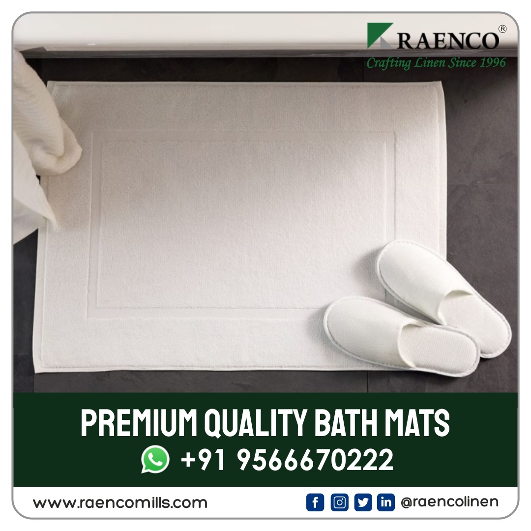 Premium Quality Bath Mats

#bathmat #bathmats #bathlinen #bathtowels #whitemat #whitemats #bathtowels #handtowels #bathtowel #handtowel #spatowels #raenco #raencolinen #raencoIndia #mats #matwhite #towels #whitelinen