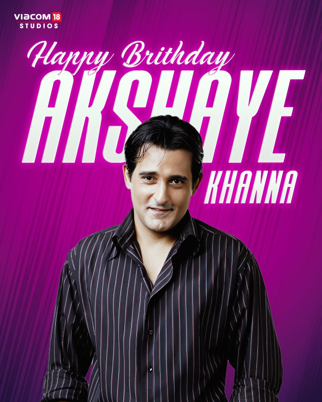 Happy Birthday to the talented actor Akshaye Khanna     