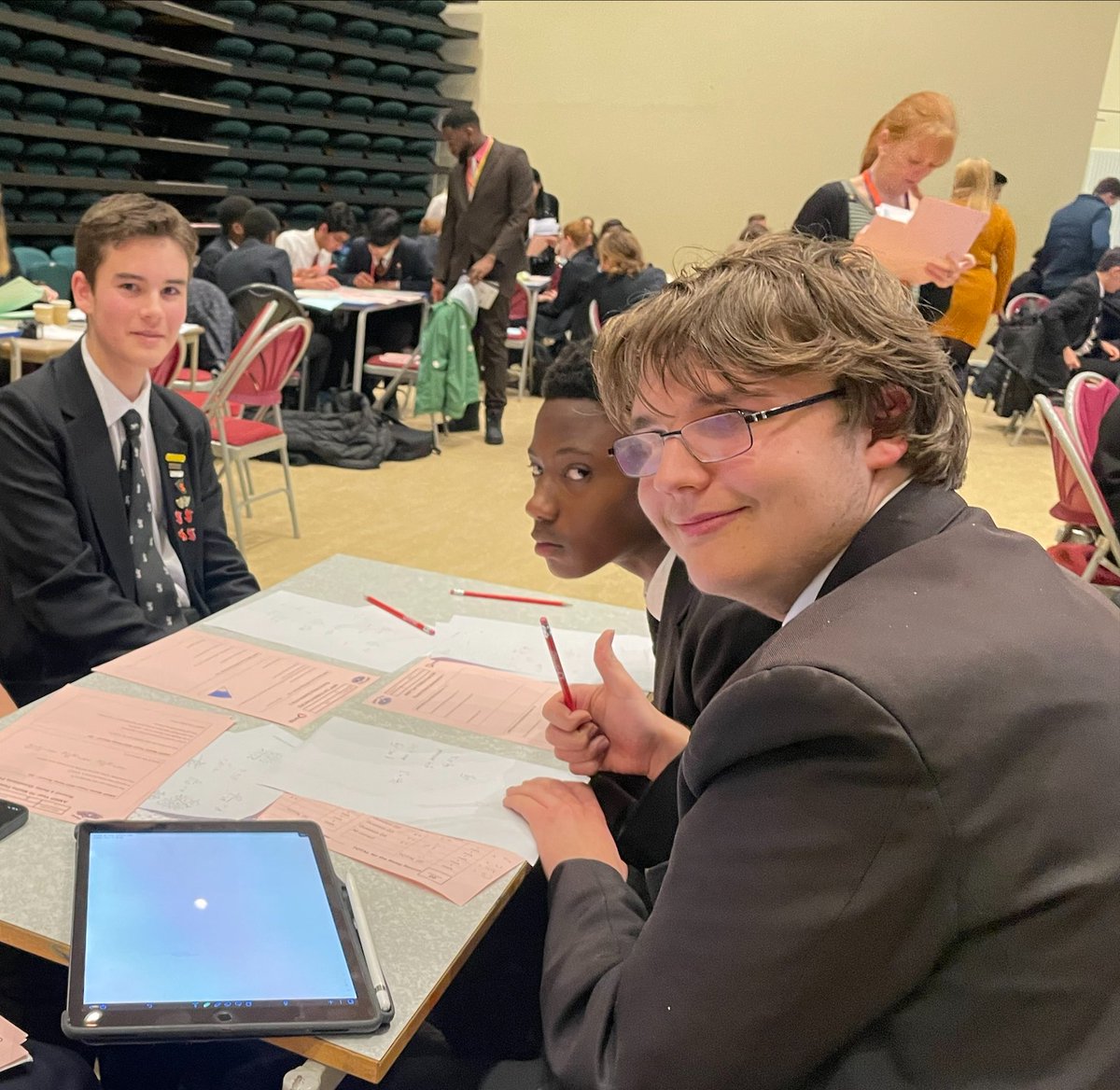 #KingJohnSchool hosted the annual #Year10 #Maths Feast for the local area of Southend and Chelmsford. The event is a fun educational maths event designed to challenge students who are hungry to work on their mathematical and teamwork skills! #KingJohn #Benfleet #Zenith