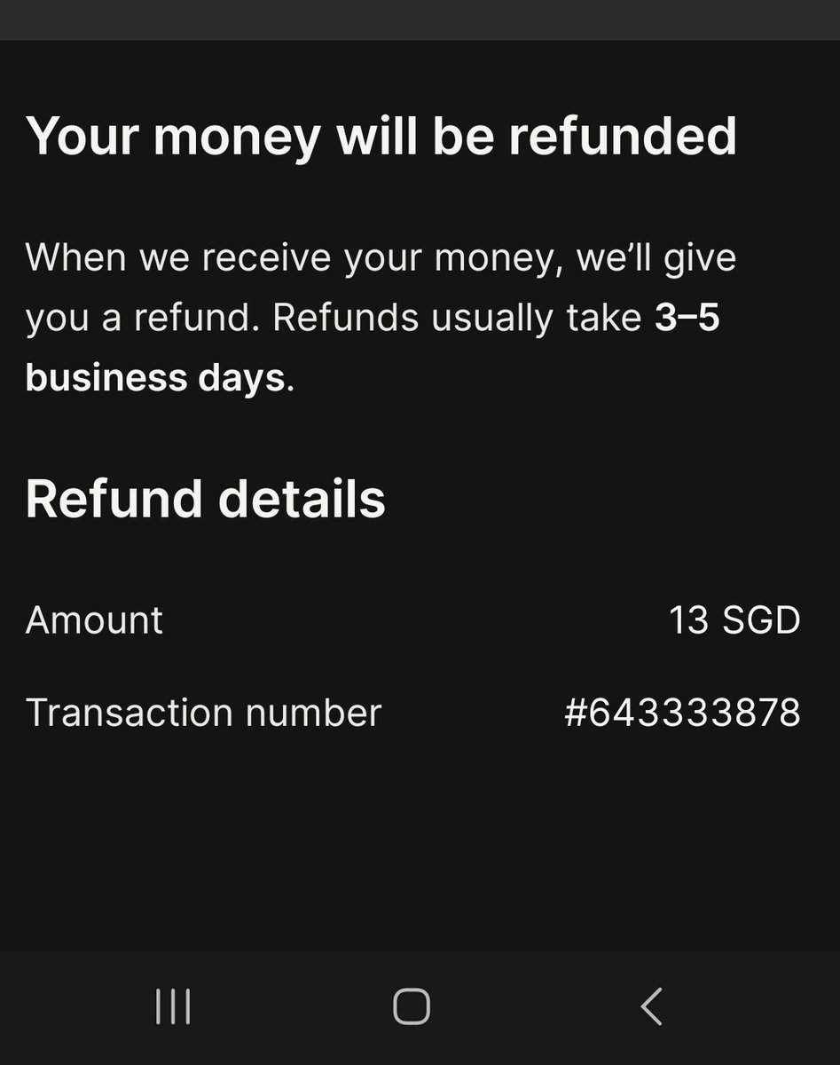 DonaldTrms's tweet photo. @Wise @oguzhan_karah4n Without giving any reason it's refunded. https://t.co/J0EFoD848o