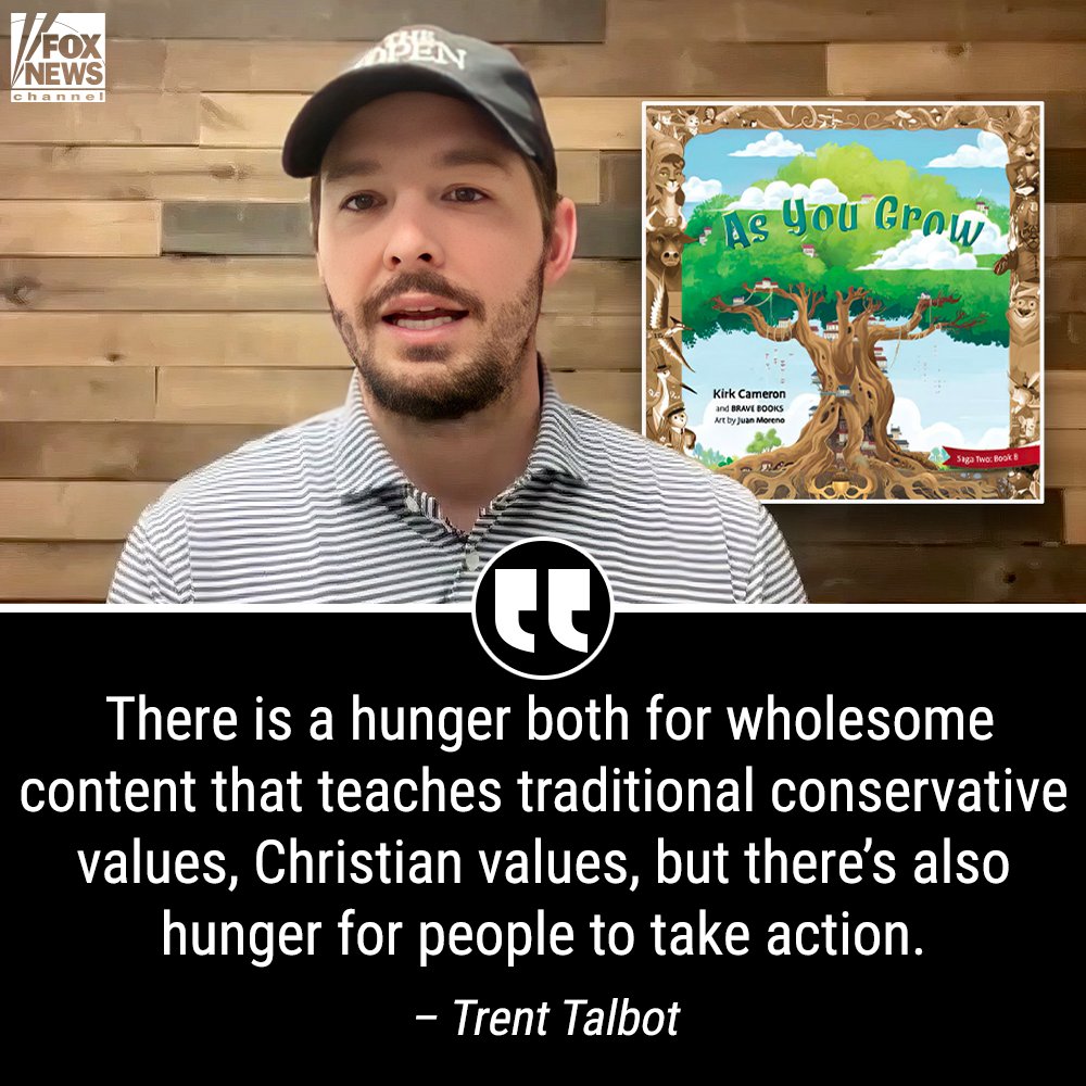 FoxNews's tweet photo. THE NEXT CHAPTER: "Brave Books" founder touts wholesome alternative to "Drag Queen Story Hour" and the "amazing" response he's gotten from parents and communities across the country. https://t.co/c0xWAcoB2N https://t.co/RPsbebuhwF