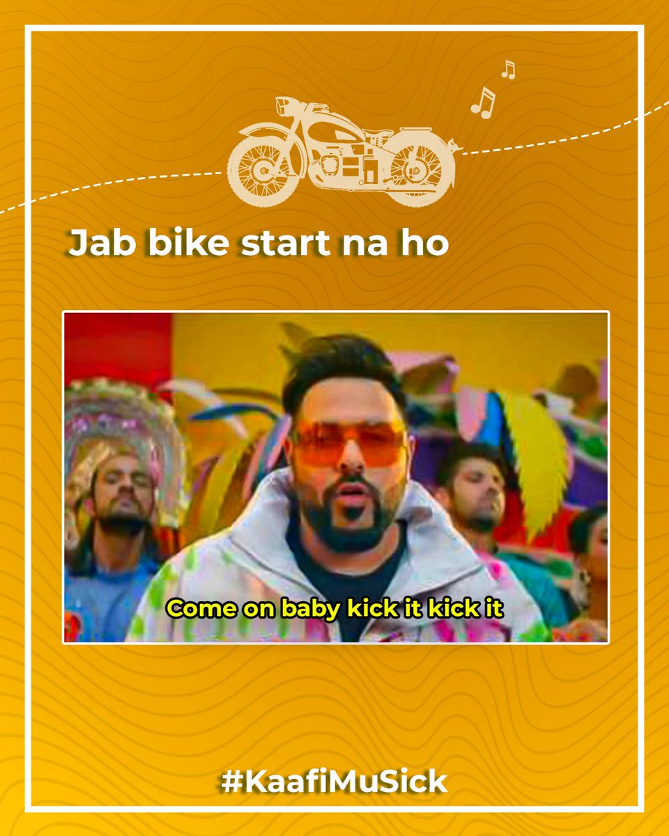 MTVBeats's tweet photo. Aisi situations mein saansein jaaye atak-atak! Comment down below if you agree! 🫡🏍️

#MTVBeats #BloodMeinHaiBeat #KaafiMuSick #memes #humor @Its_Badshah https://t.co/7gADRUYA8f