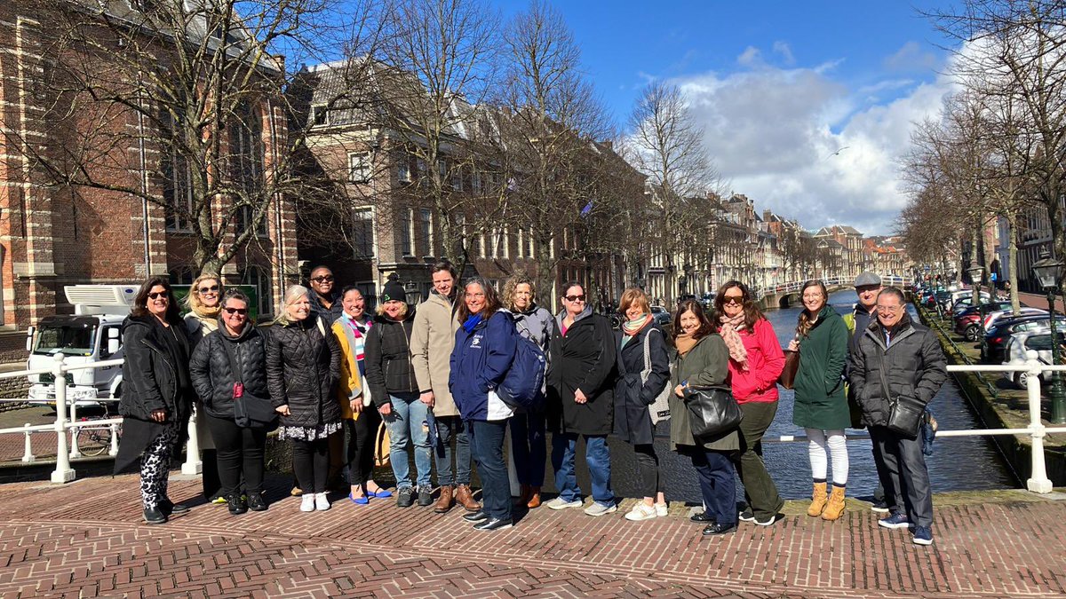 corymiller99's tweet photo. Very grateful for the opportunity to learn about Dutch higher education this week. Very proud to be the only Canadian-based counsellor representing @LakefieldCS and @CISCounsellors traveling with fellow leaders from around the world. #globaleducation https://t.co/i9gcQQgx3R