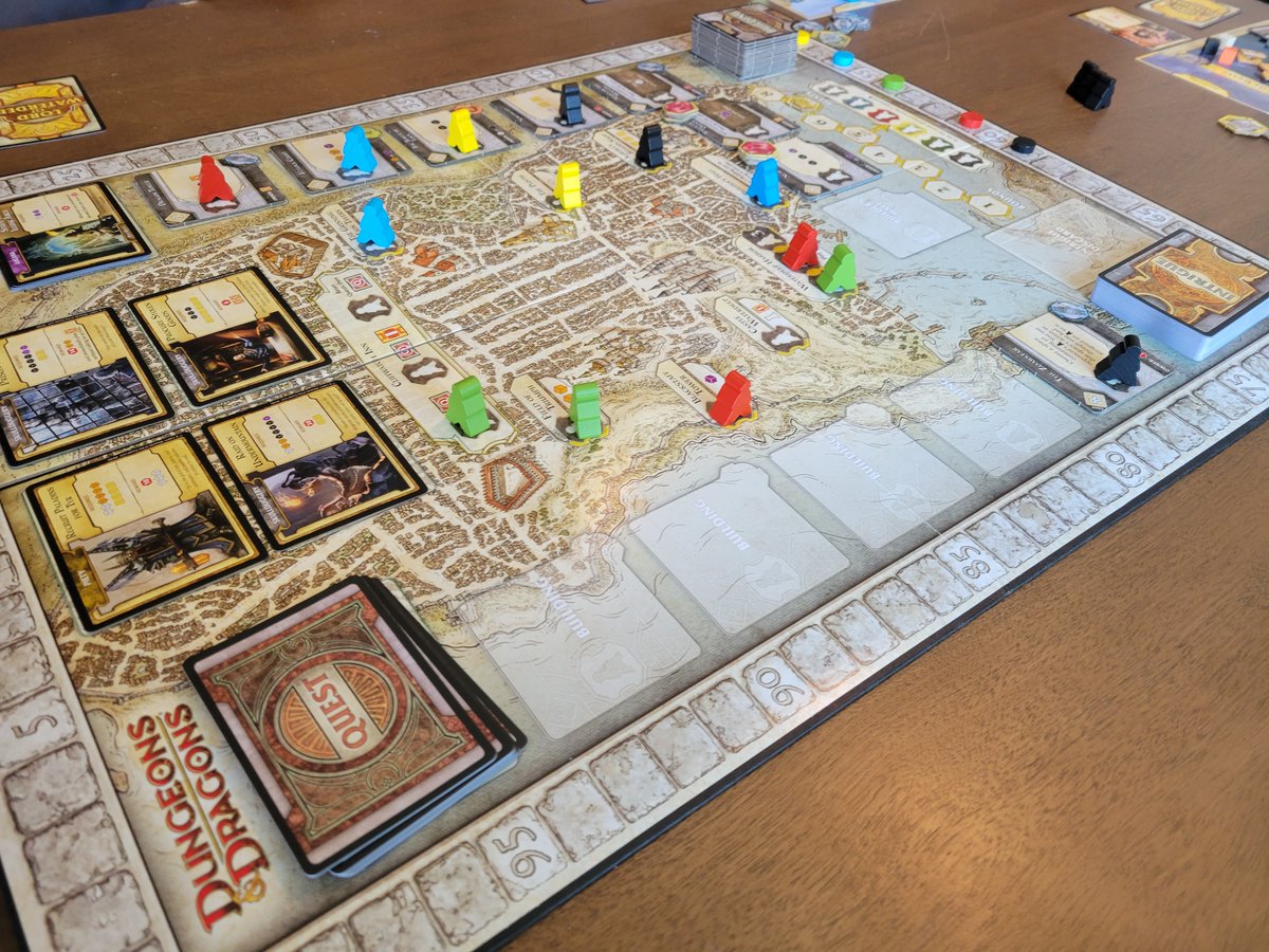 GuildHallHobby's tweet photo. Lords of Waterdeep, a definitive cornerstone of the worker placement genre.  There's so much to love about this game, it's easy to learn, it's an absolute blast and you don't have to know anything about Dungeons &amp; Dragons to enjoy it.  #boardgames #flgs #lordsofwaterdeep https://t.co/12ggIbKrAp