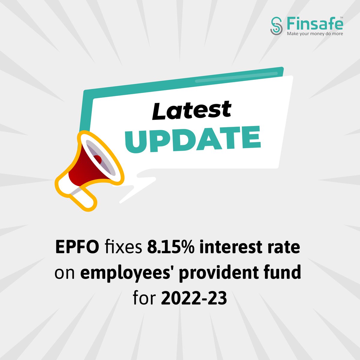 FinsafeIndia's tweet image. Latest Update - Increase in EPF interest rate
@mrinagarwal  
#epfo #intrestrate #financialliteracy #financialeducation