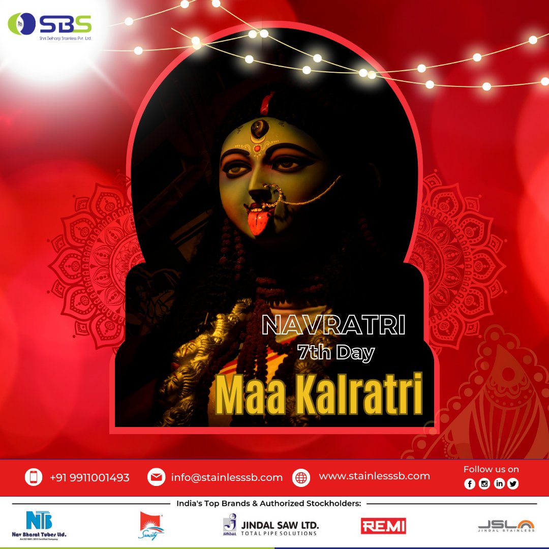 dealonsteel's tweet image. HAPPY NAVRATRI
Maa Kalratri
PLEASE SHARE YOUR ENQUIRY .
info@stainlesssb.com
stainlesssb.com
+91-9911001493
#stainlesssb #navratri #happynavratri #happynavratri2023 #matarani #jainmatadi #happiness #prosperity #navratrispecial #festive #festival #devimaa