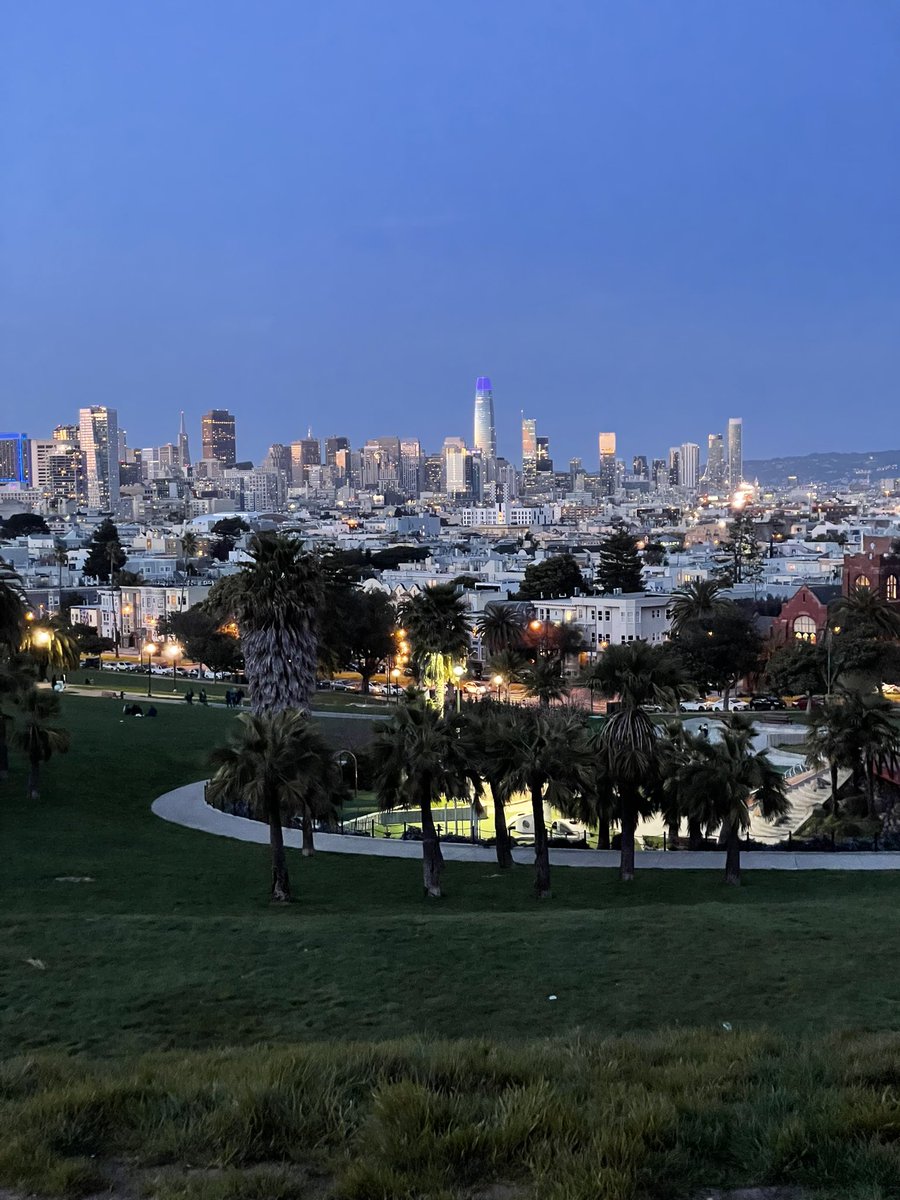 baldabroad's tweet photo. San Francisco in the evening  at Dolores Park #sf #SanFrancisco https://t.co/ljfgKP05kQ
