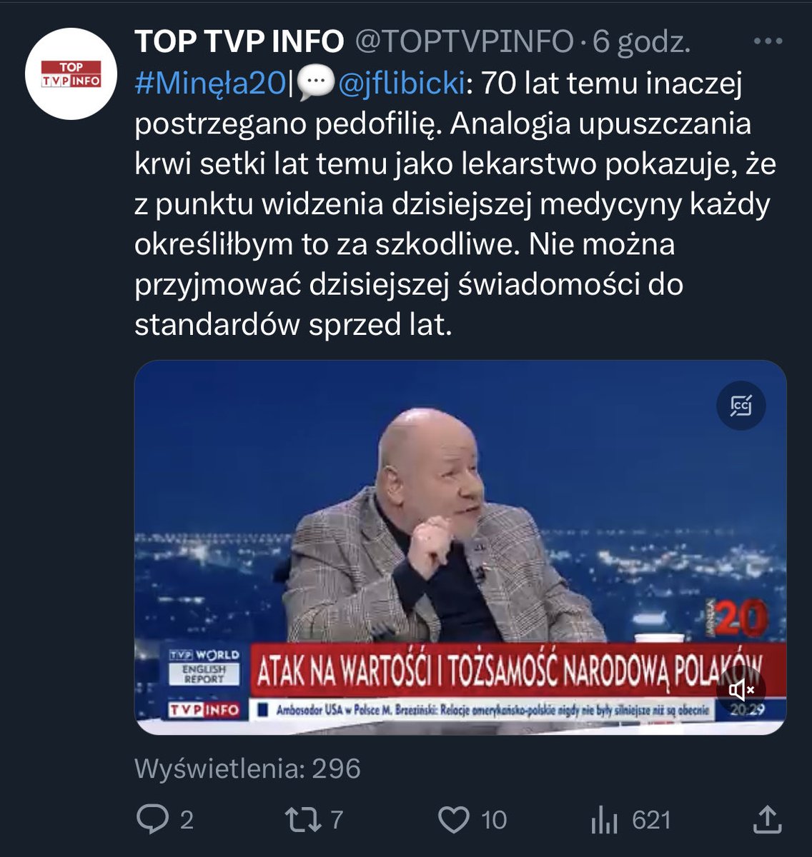 Okazuje się, że wg ⁦@jflibicki⁩ 70 lat temu molestowanie dzieci nie bolało. Albo bolało inaczej. To powinien być koniec faceta w polityce. Można też zobaczyć il są warte wartości ⁦@nowePSL⁩