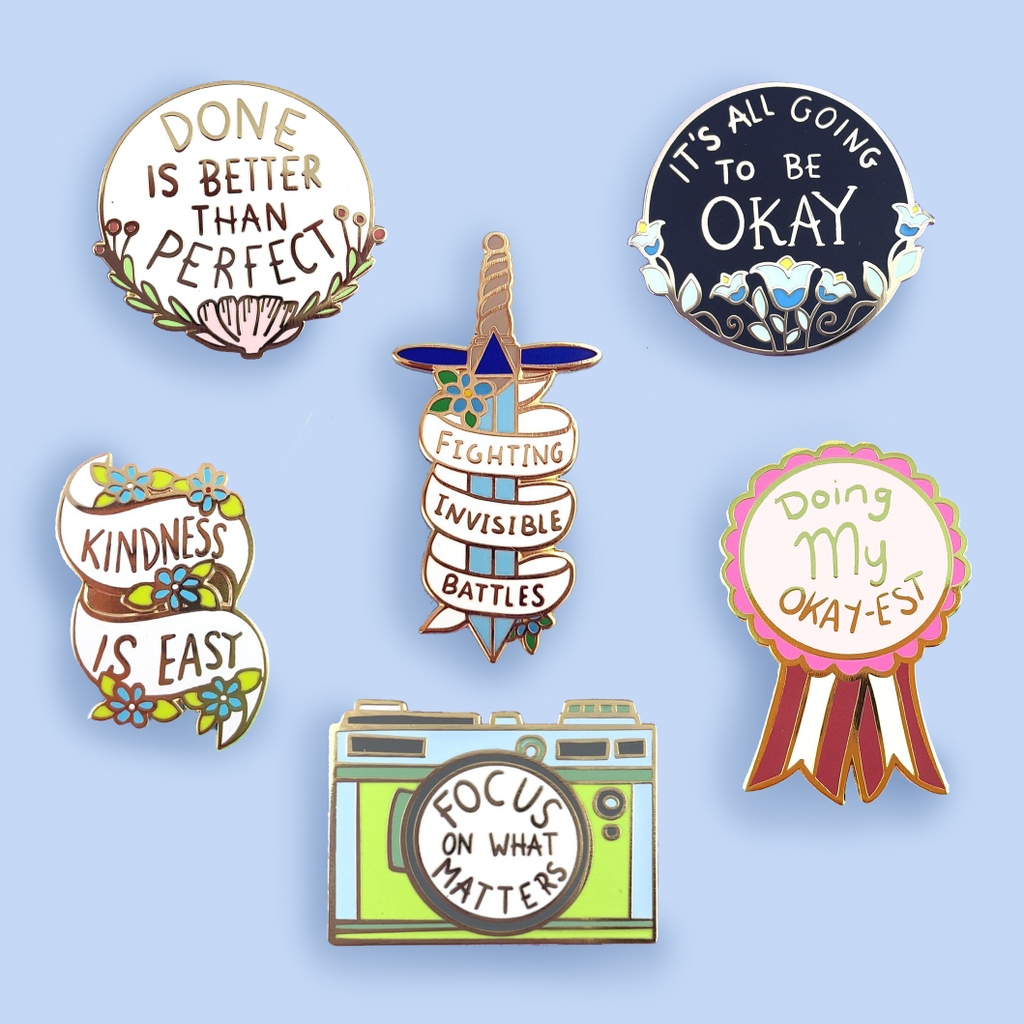 Jubly-Umph It's All Going to Be Okay Enamel Pin
