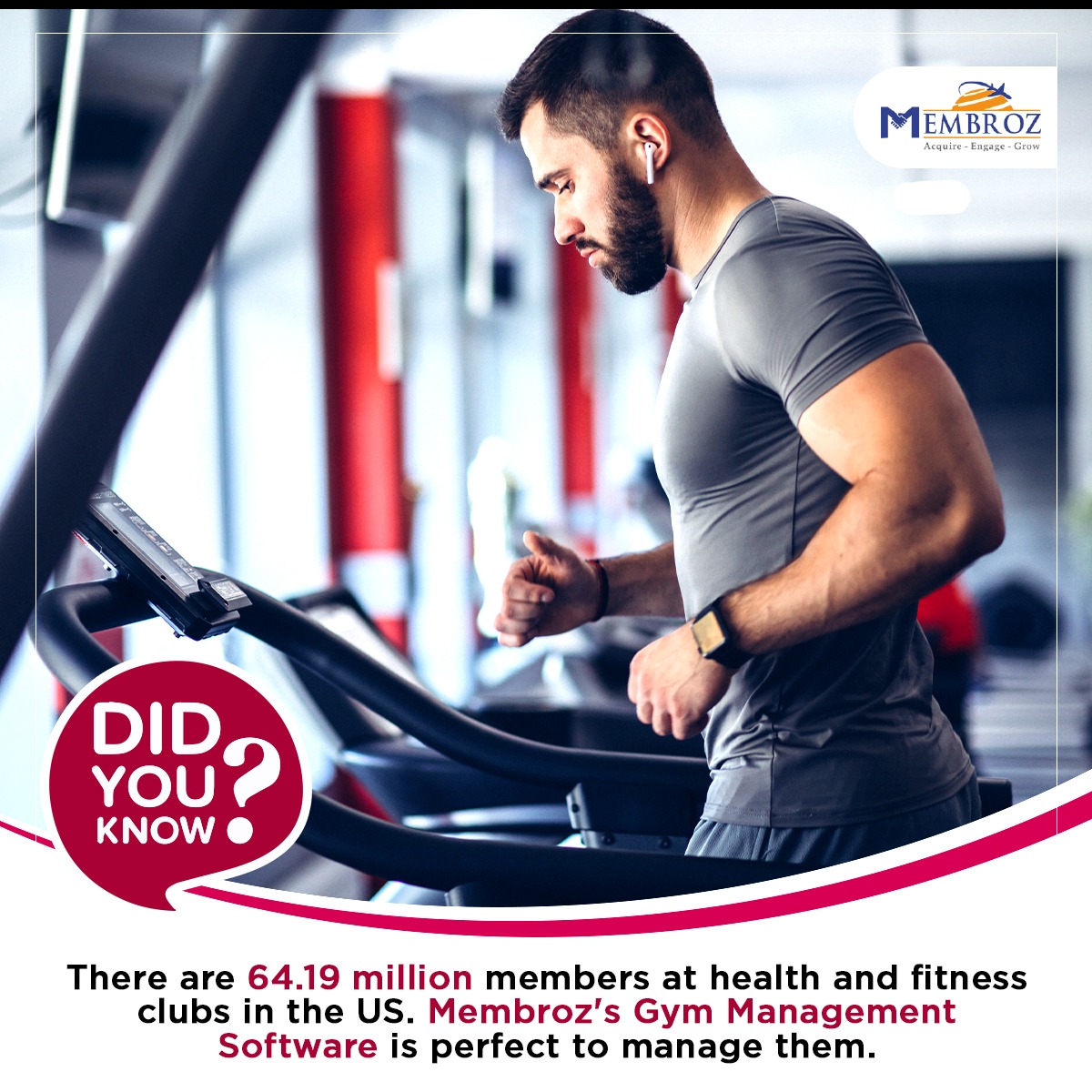 membroz's tweet photo. Did You Know??
There are 64.19 million members at health and fitness clubs in the US.
Membroz's Gym Management Software is perfect to manage them.
Learn more about how it works: https://t.co/p8L2STVGAN
#Membroz #gymmanagementsoftware #gymmanagementsystem #gymmembershipsoftware https://t.co/NA7E2Y46na