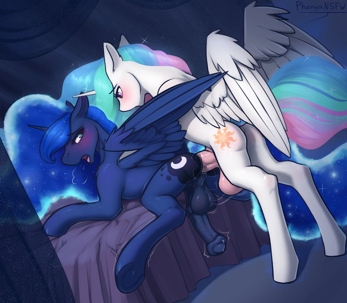 LunarDreamscape's tweet photo. Celestia’s wet dreams can be rather intense!

Luckily, she has a dreamwalking sister to help her out. https://t.co/eMv7T3d8lD