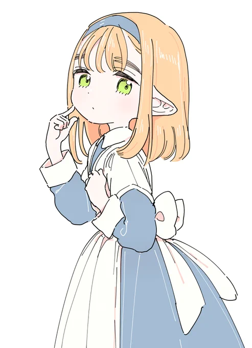 ゆるエルフにエイプリルちゃんです。