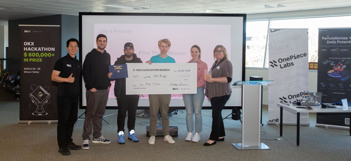 OKCNetwork's tweet photo. Congrats to Lite OKX bridge for taking 1st place in our hackathon!
Existing bridges are focused on large payments, making them redundant regarding security and with a high entry threshold. With Lite OKX bridge, users will be able to transfer small amounts in mins w/o commission https://t.co/2gJYaM3eIp