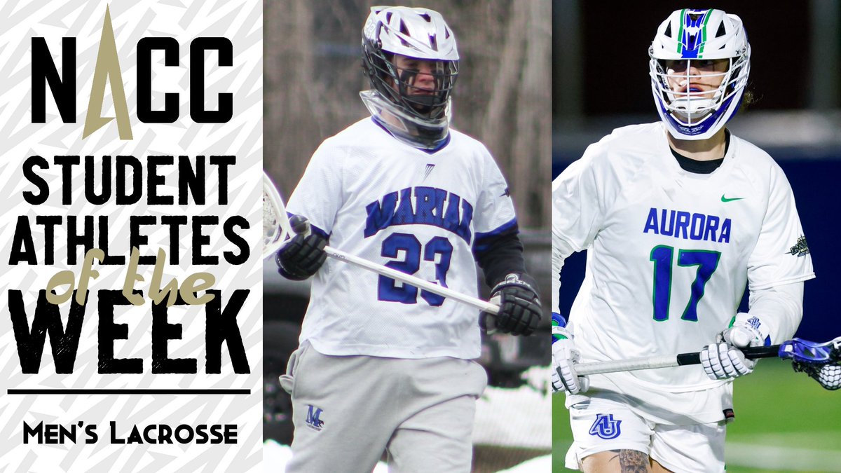 NACC_sports's tweet photo. #NACCmlax 🥍 | NACC Men's Lacrosse Weekly Honors to @AU_Spartans' Strub, @MUSabres' Sweeney

📰: https://t.co/qHATfDtuiy

#NACCtion #d3mlax https://t.co/BG7cVa1Nj5