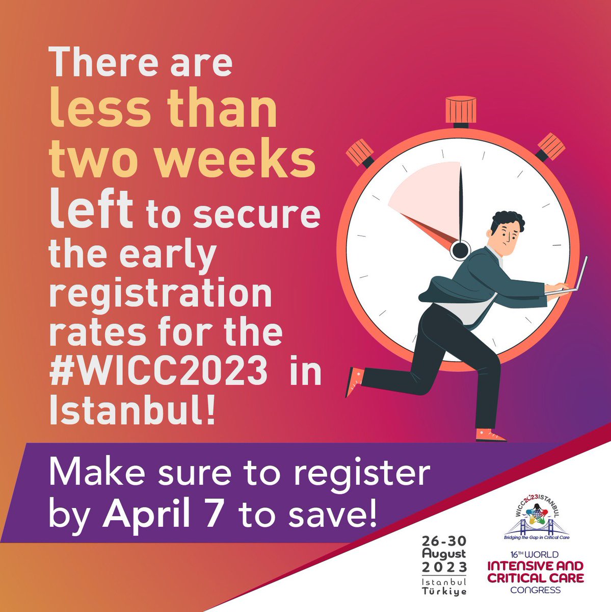 Aarti Sarwal, FNCS, FAAN, FCCM, RPNI, Professor (@aartisarwal) on Twitter photo Have you registered for #wicc2023 yet?
🌍international faculty
🏆Awards for LMIC
🔬🧪Great science
#Networking #Learning #critcaremed
Most of all an opportunity to support our icu friends <a href="/turkishintensiv/">Türk Yoğun Bakım Uzmanları Derneği (TÜYUD)</a> on
💯anniversary 🇹🇷Turkish Republic
wicc2023.org Have you registered for #wicc2023 yet?
🌍international faculty
🏆Awards for LMIC
🔬🧪Great science
#Networking #Learning #critcaremed
Most of all an opportunity to support our icu friends <a href="/turkishintensiv/">Türk Yoğun Bakım Uzmanları Derneği (TÜYUD)</a> on
💯anniversary 🇹🇷Turkish Republic
wicc2023.org