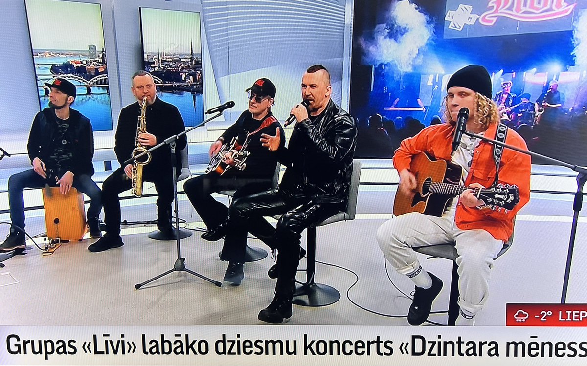 GrupaLivi's tweet image. Šorīt viesojāmies @ltvzinas raidījumā @RitaPanorama Pirmie koncerti 30. un 31. martā (izpārdoti) VEF k/p un tam sekojošajos koncertos Ogrē, Siguldā un Ulbrokā. #līvi #dzintaramēness #rock #latvija #mūzika #koncerts