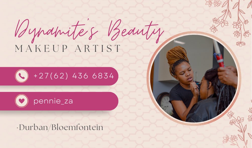 pennie_za's tweet photo. If youโre looking for a makeup artist for ufs graduation then please contact me on 0624366834
Please also retweet
#BloemTwitter #GirlTalkZA #ufsgraduation https://t.co/cbHt5OzDJ4