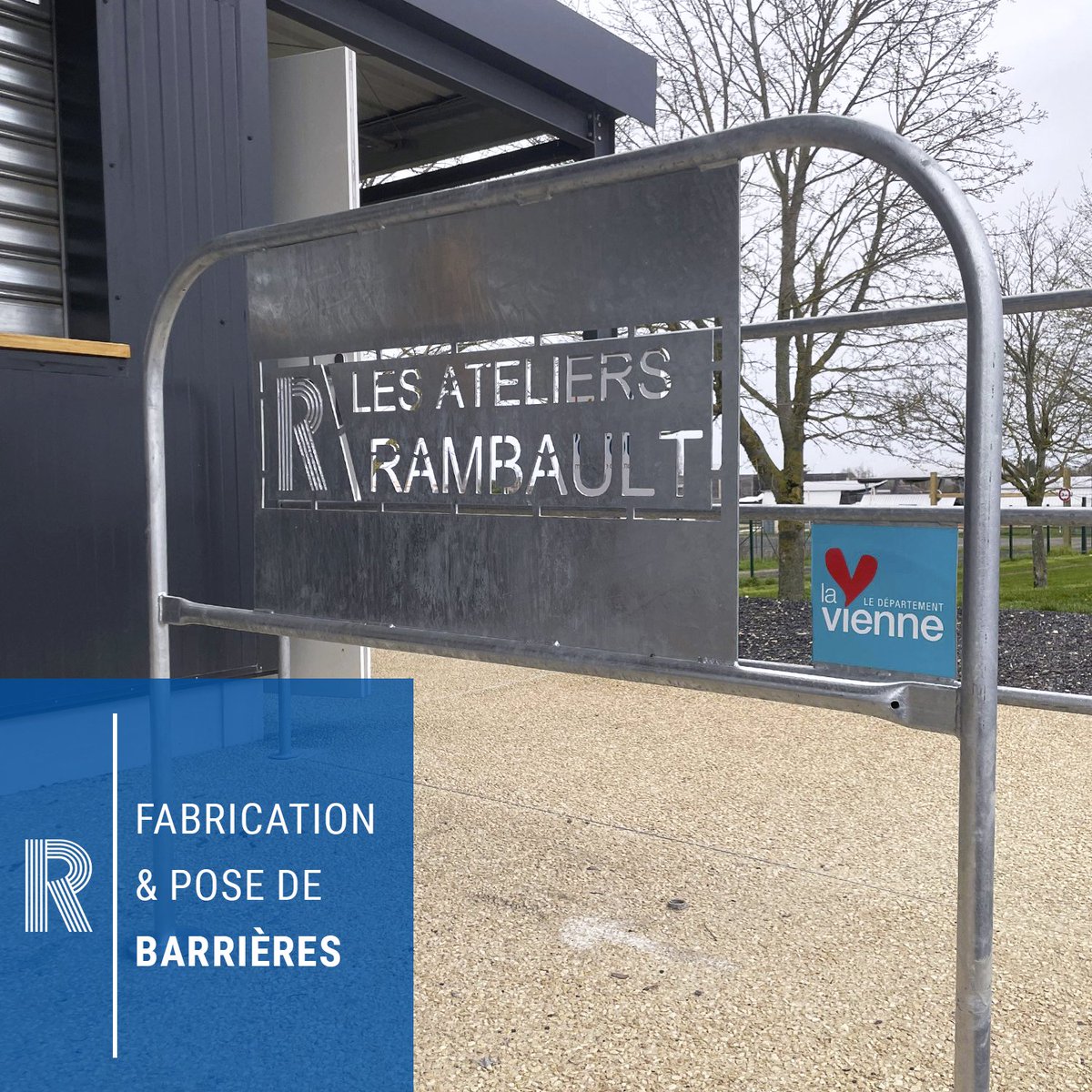 Rambault86110's tweet photo. 🏍 Notre équipe a récemment conçu et posé des barrières en métal au Motoball club neuvillois.

Vous pourrez observer notre conception sur mesure lors du prochain match de motoball qui se tiendra le 15 avril. Ouvrez bien les yeux 👀 https://t.co/PJuFQBb2wK