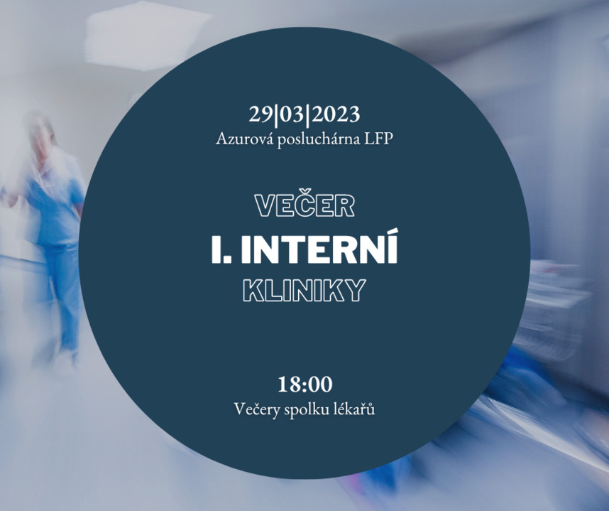 lfp_unikarlova's tweet photo. Zveme vás k dalšímu Večeru spolku lékařů na LFP. Předsedá: as. MUDr. J. Novák, Ph.D
#lfplzen #pilsen #medicalfaculty #fnplzen #plzen #univerzitakarlova #unikarlova #medstudent #medici https://t.co/GnwlG4VoBB