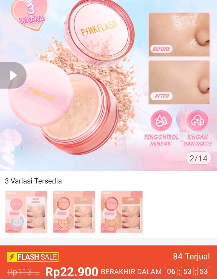 orenthings's tweet photo. Loose powder Pinkflash cuma 22k🔥🔥🔥
Lagi promooo cus beli sebelum harga normal https://t.co/HD5KiYQIv9✨

#racuninmakeup #racunshopee #promo #shopeee #ShopeeID https://t.co/mgHTkaaeth