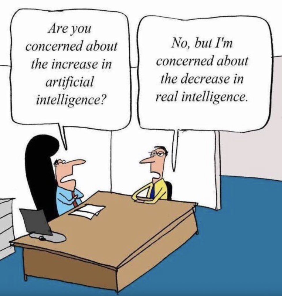 pakabilond's tweet photo. With #artificialintelligence humans are #HOOKED to technology and machines are #LEARNING. In reality, it should have been the opposite!
#AI #skills #RealIntelligence #challenge #pakabilondthecomputerguy https://t.co/QnIkdRNYdJ