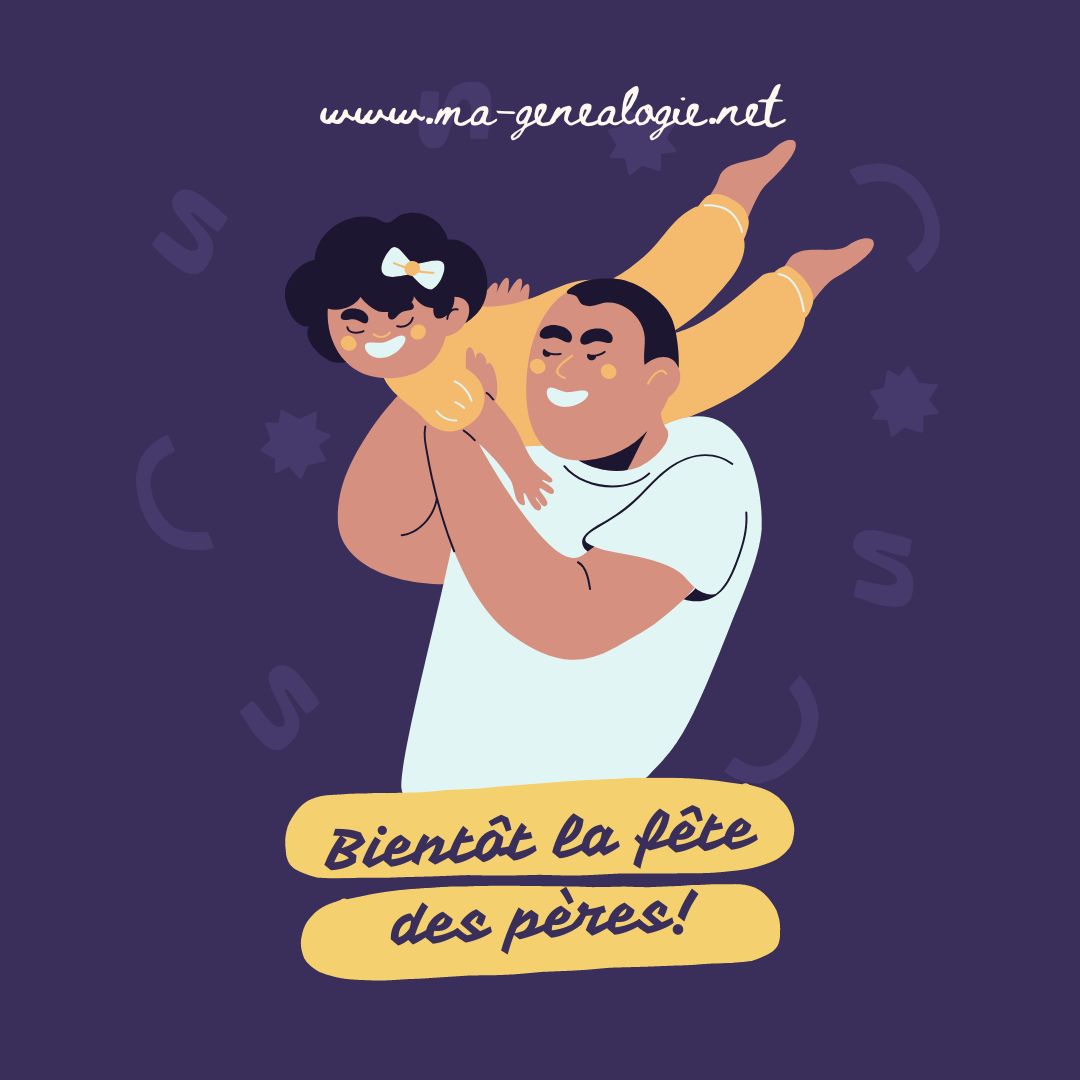 MaGenealogieNet's tweet photo. Votre #papa est #unique!
Pour la #fêtedespères à venir, pensez #généalogie pour lui offrir un #cadeau symbolique! https://t.co/WDIw52Kyt9