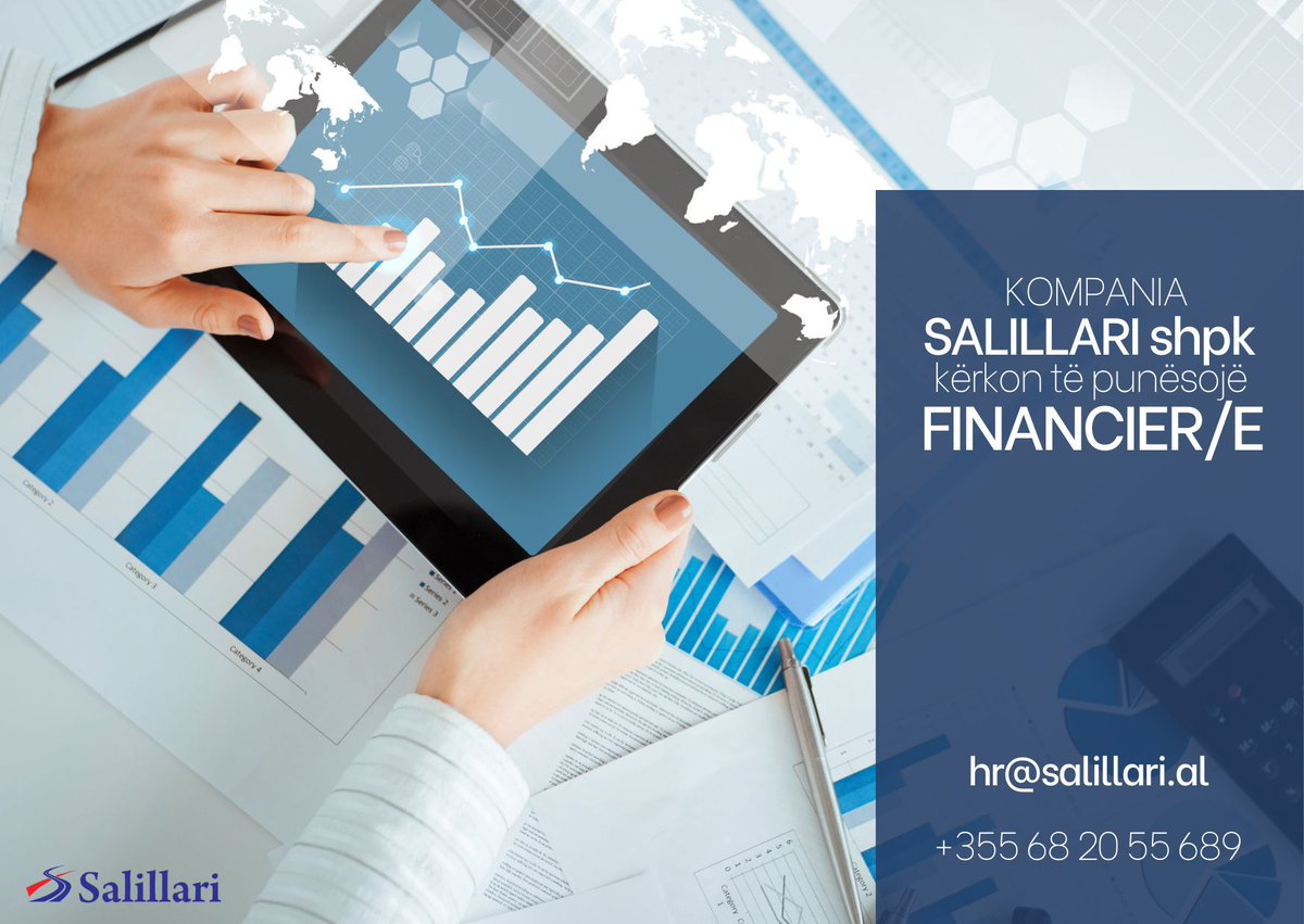 SalillariG's tweet photo. Kompania "SALILLARI shpk" kërkon të punësojë FINANCIER/E
për më shumë klikoni këtu: https://t.co/st1ZUcMYLr
https://t.co/7hQMC3vziN
#salillarigroup #ndertim #finance https://t.co/nDu1p0UY5n