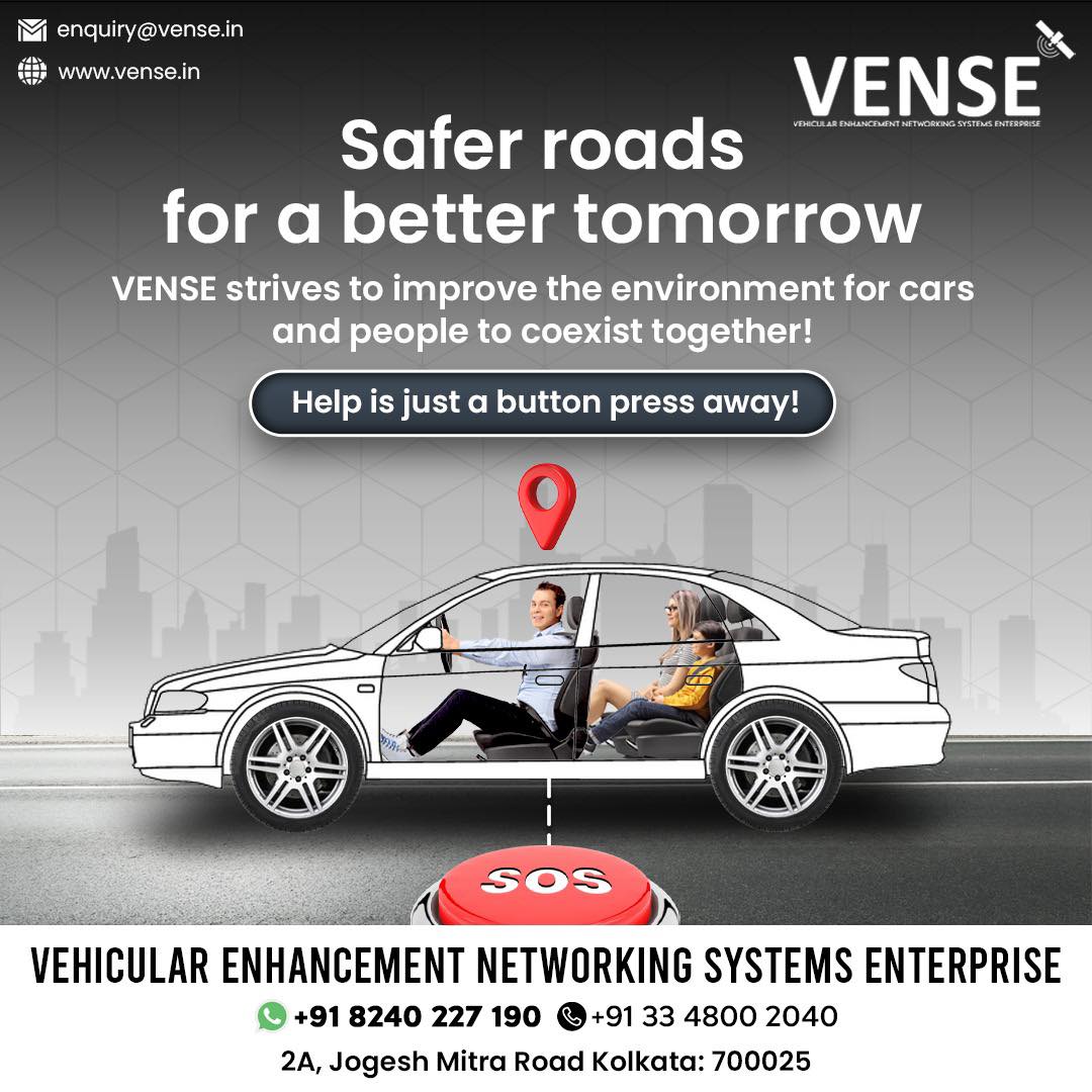 VENSE is your trusted partner in road safety! With our reliable and advanced tracker technology, you know you and your loved ones are always in good hands!

#VENSE #VehicularEnhancementNetworkingSystemsEnterprise #VENSEVLT #SafetyFirst #VENSEVLT #SecureCommute #TransportSafety